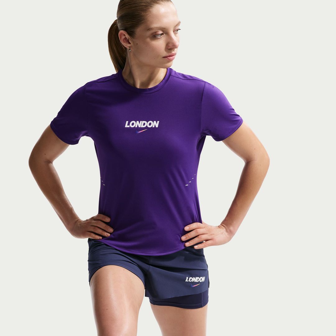 Nike Womens Swift Dri-FIT Running Tee - Court Purple - SP26