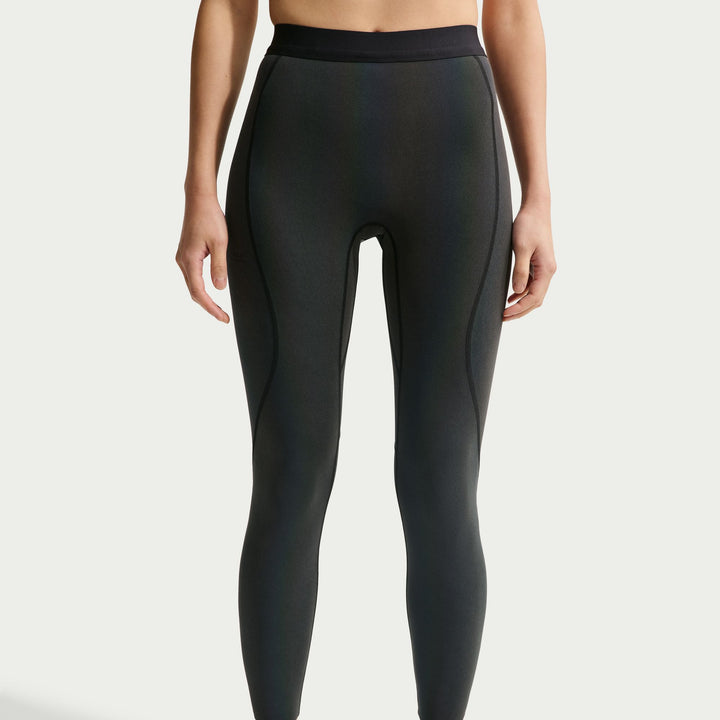 Nike Womens NikeLab High-Waisted Running Flash Leggings - Rainbow/Black - HO26