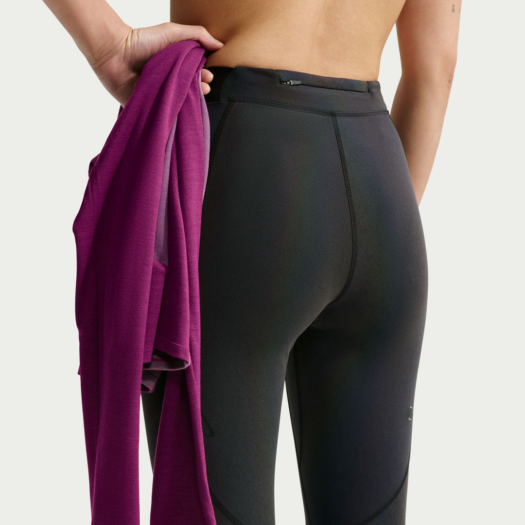 Nike Womens NikeLab High-Waisted Running Flash Leggings - Rainbow/Black - HO26