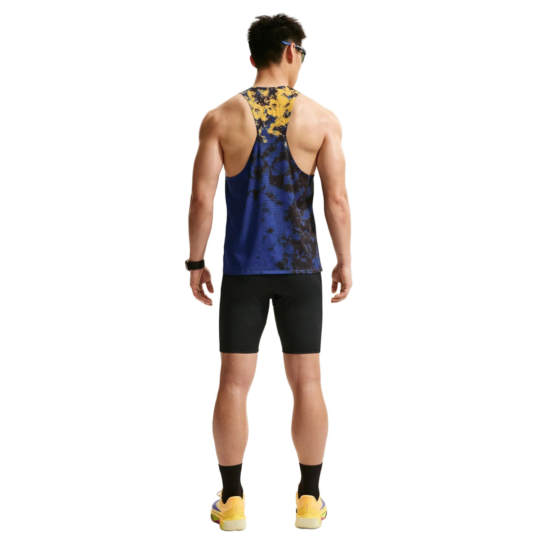 Nike Mens AeroSwift Dri-FIT ADV Running Singlet 26 - Citron Pulse/Lapis/Bright Crimson - SU26