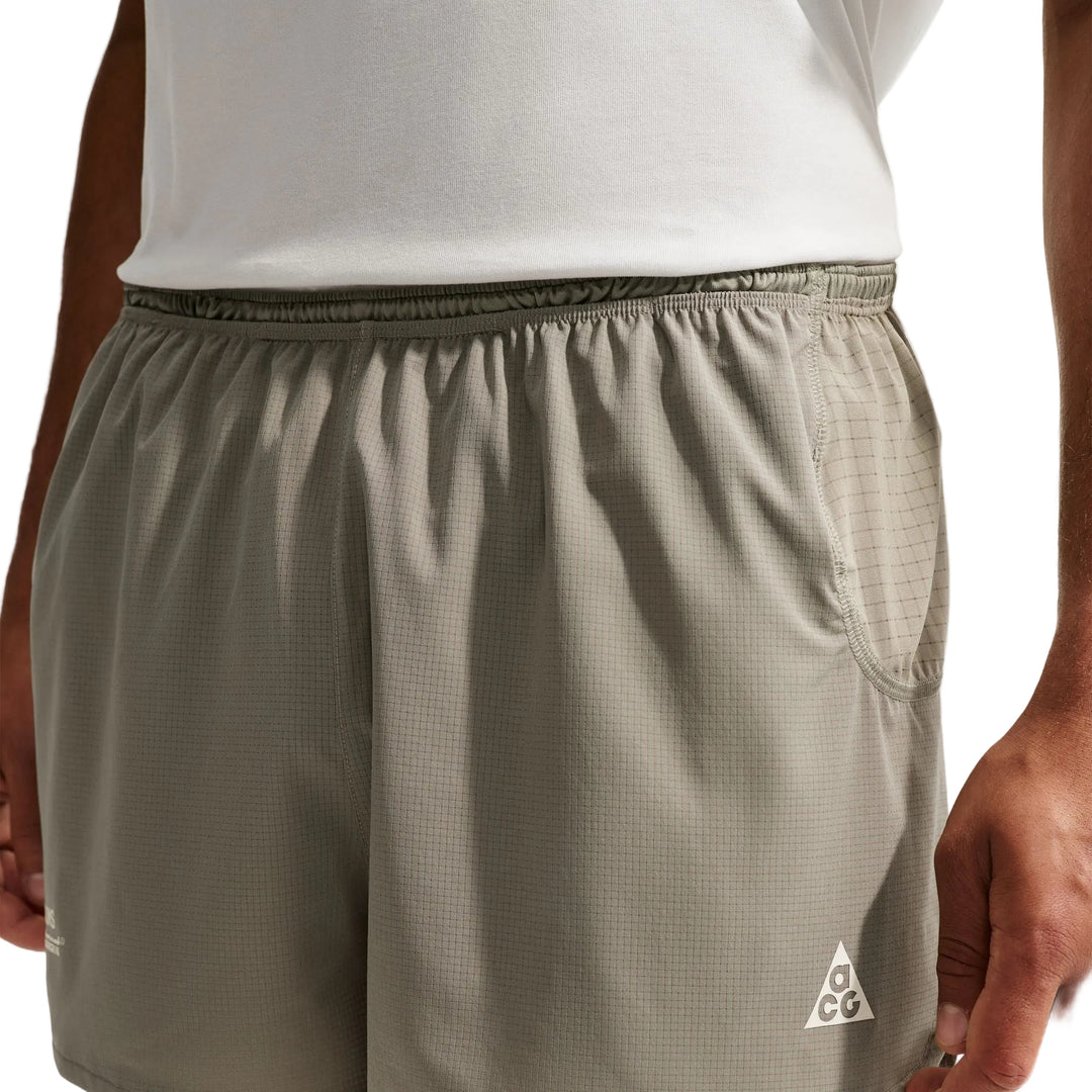 Nike Mens ACG "Trailwind" Dri-FIT ADV Trail Running Short - Light Army/White - SU26