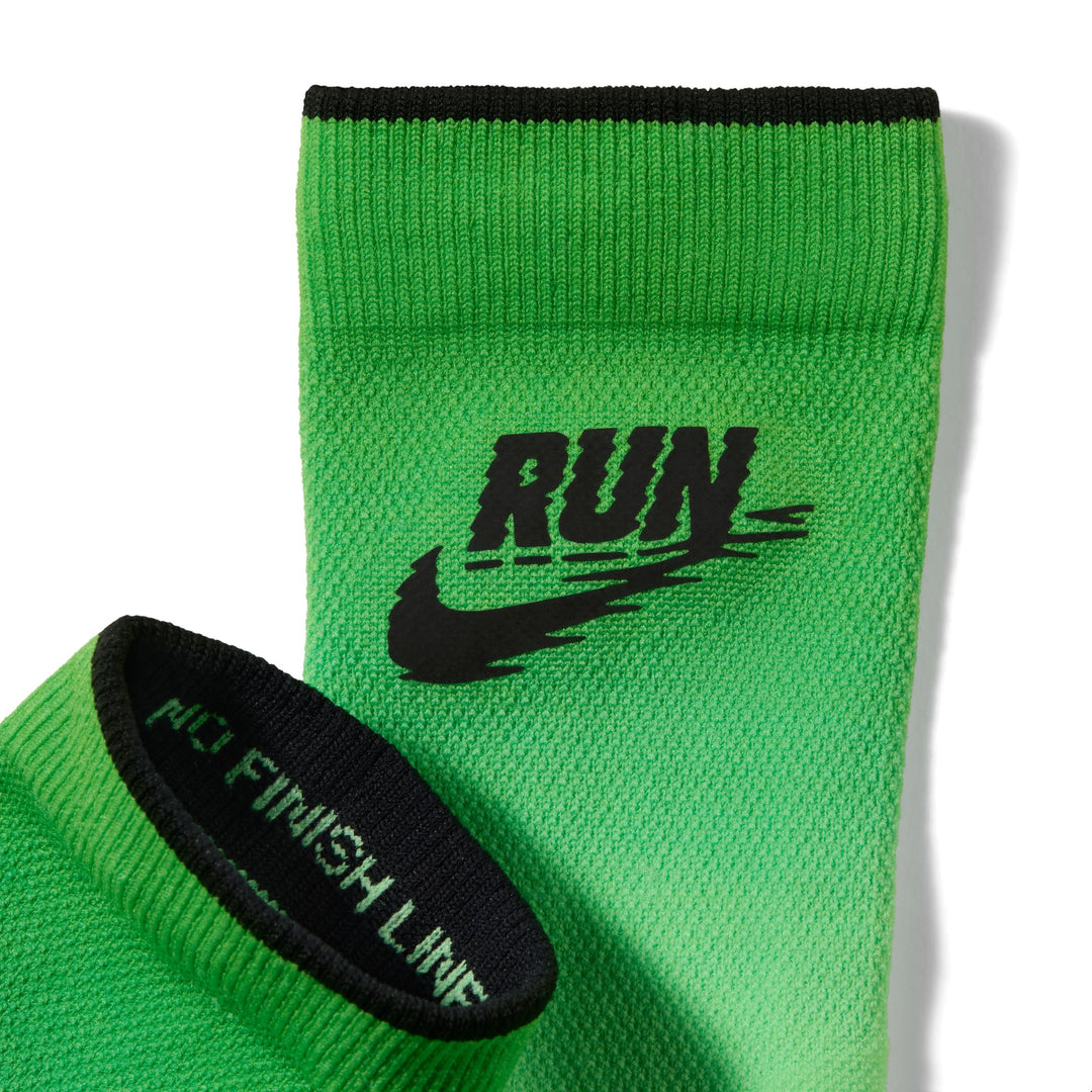 Nike Running Midweight Crew Socks - Illusion Green/Black/Reflective