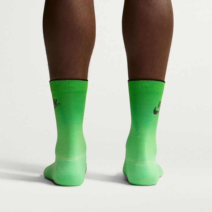 Nike Running Midweight Crew Socks - Illusion Green/Black/Reflective
