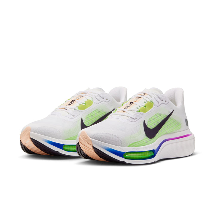 Nike Womens Pegasus Plus 2 - White/Purple Dynasty/Volt/Fuchsia Dream - Neutral - HO26