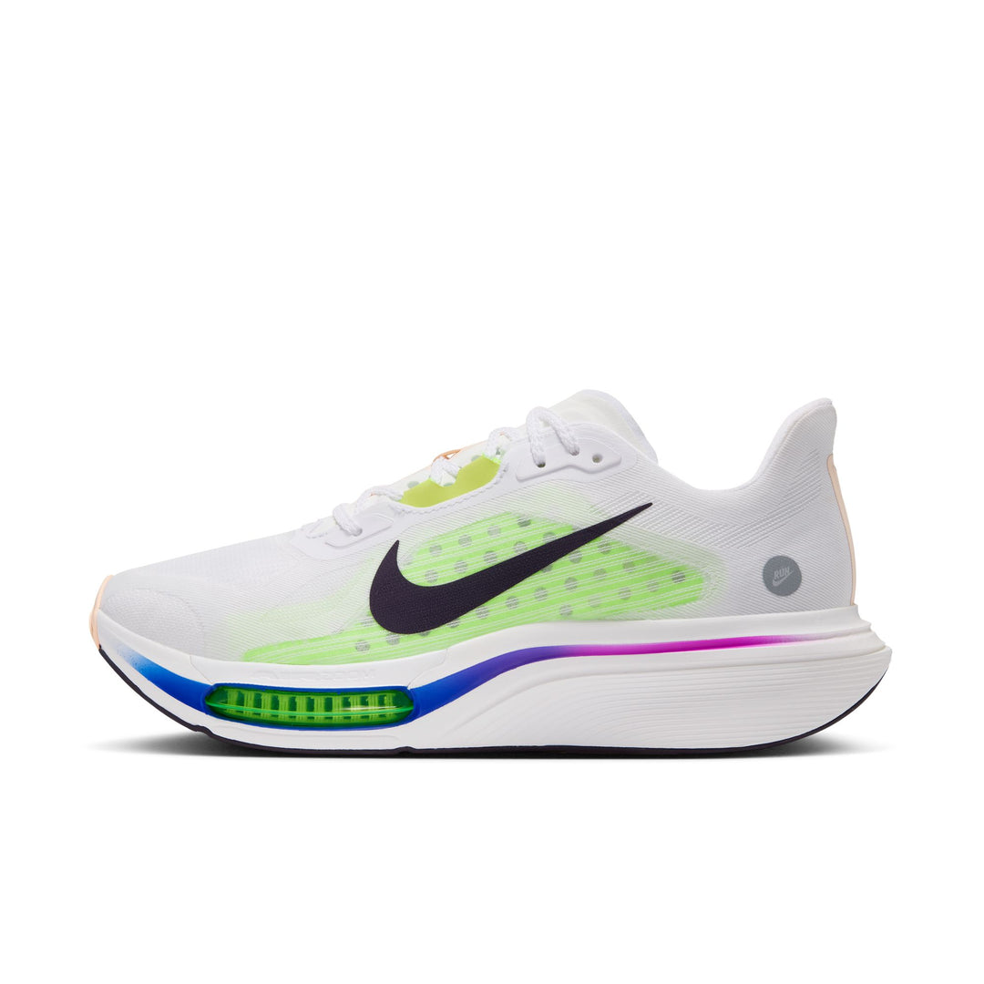 Nike Womens Pegasus Plus 2 - White/Purple Dynasty/Volt/Fuchsia Dream - Neutral - HO26