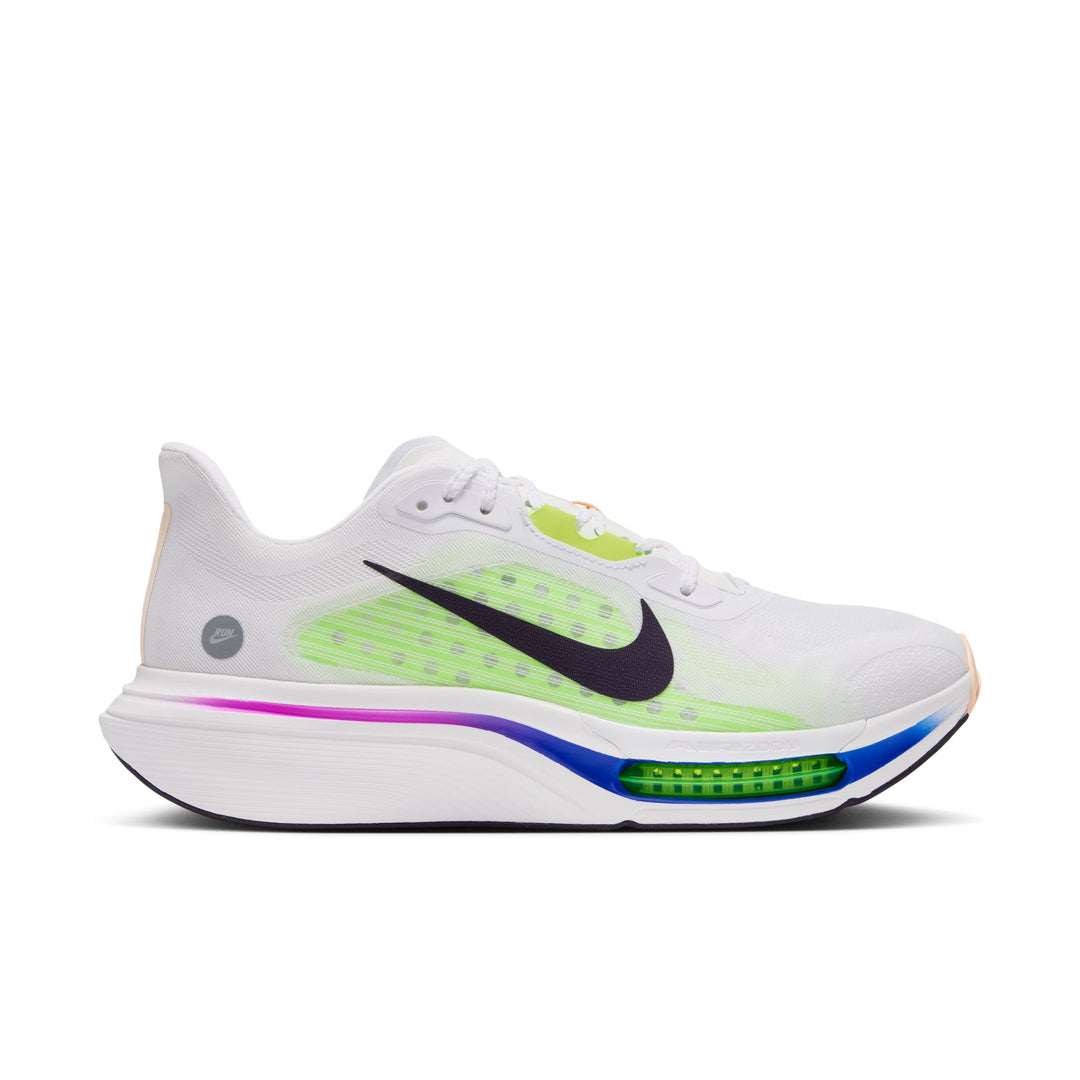 Nike Womens Pegasus Plus 2 - White/Purple Dynasty/Volt/Fuchsia Dream - Neutral - HO26