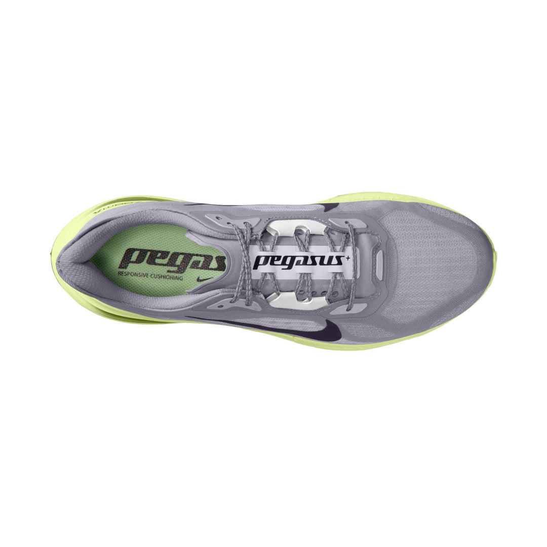 Nike Mens Pegasus Plus 2 - Stealth/Purple Dynasty/Volt - Neutral - HO26