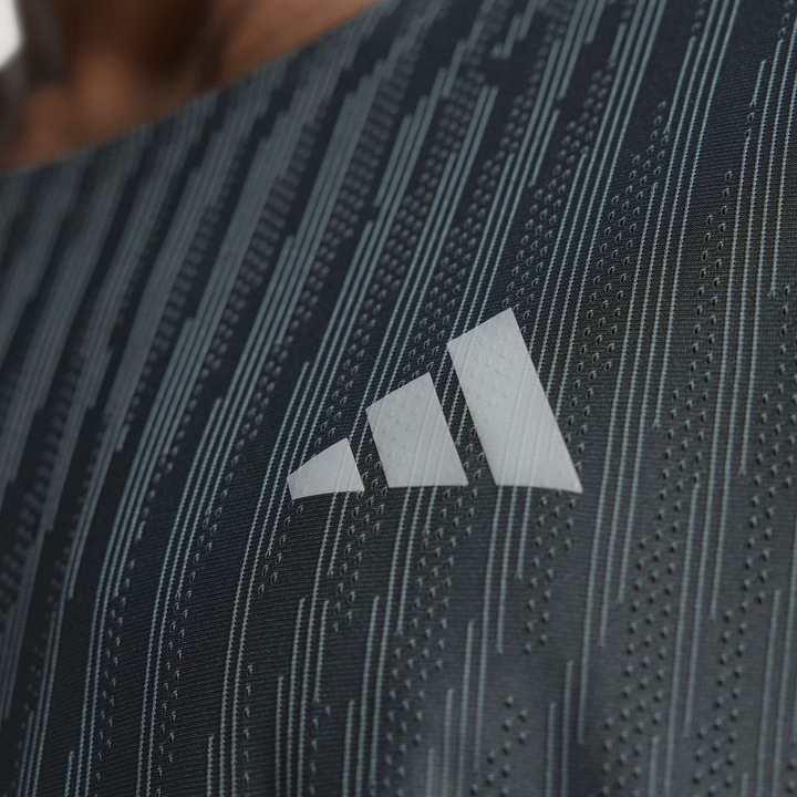 Adidas Mens Adi365 Running CLIMACOOL+ T-shirt - Black/Grey Six