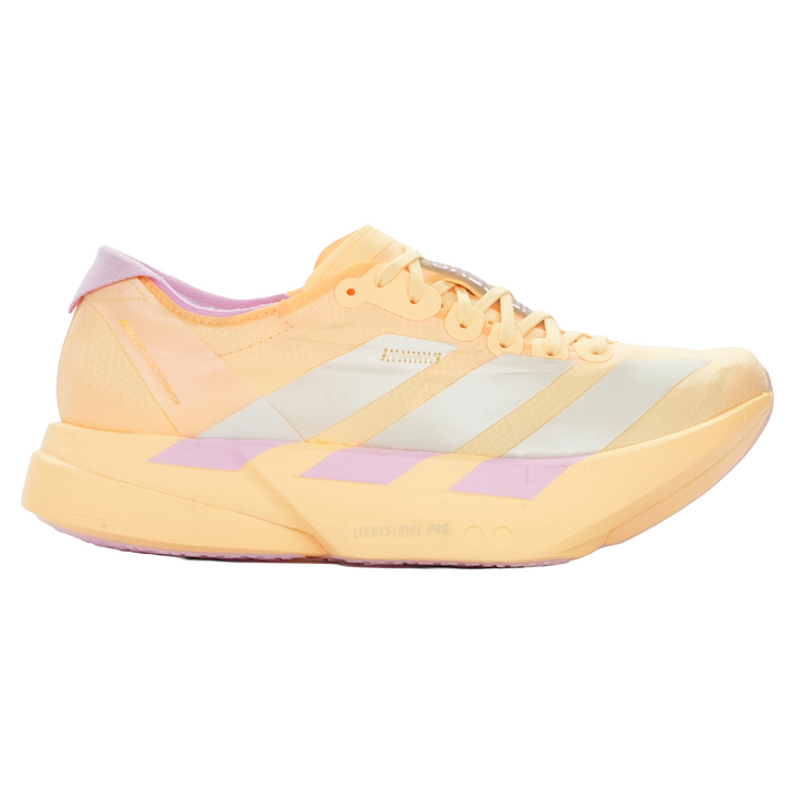 Adidas Damen Adizero Adios Pro 4 - Ice Tangerine/Ice Gold Metallic/Bliss Lilac - Neutral - SS26