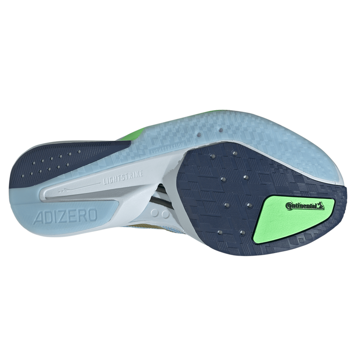 Adidas Womens Adizero Boston 13 - Blue Burst/Gold Metallic/Glow Blue - Neutral - SS26