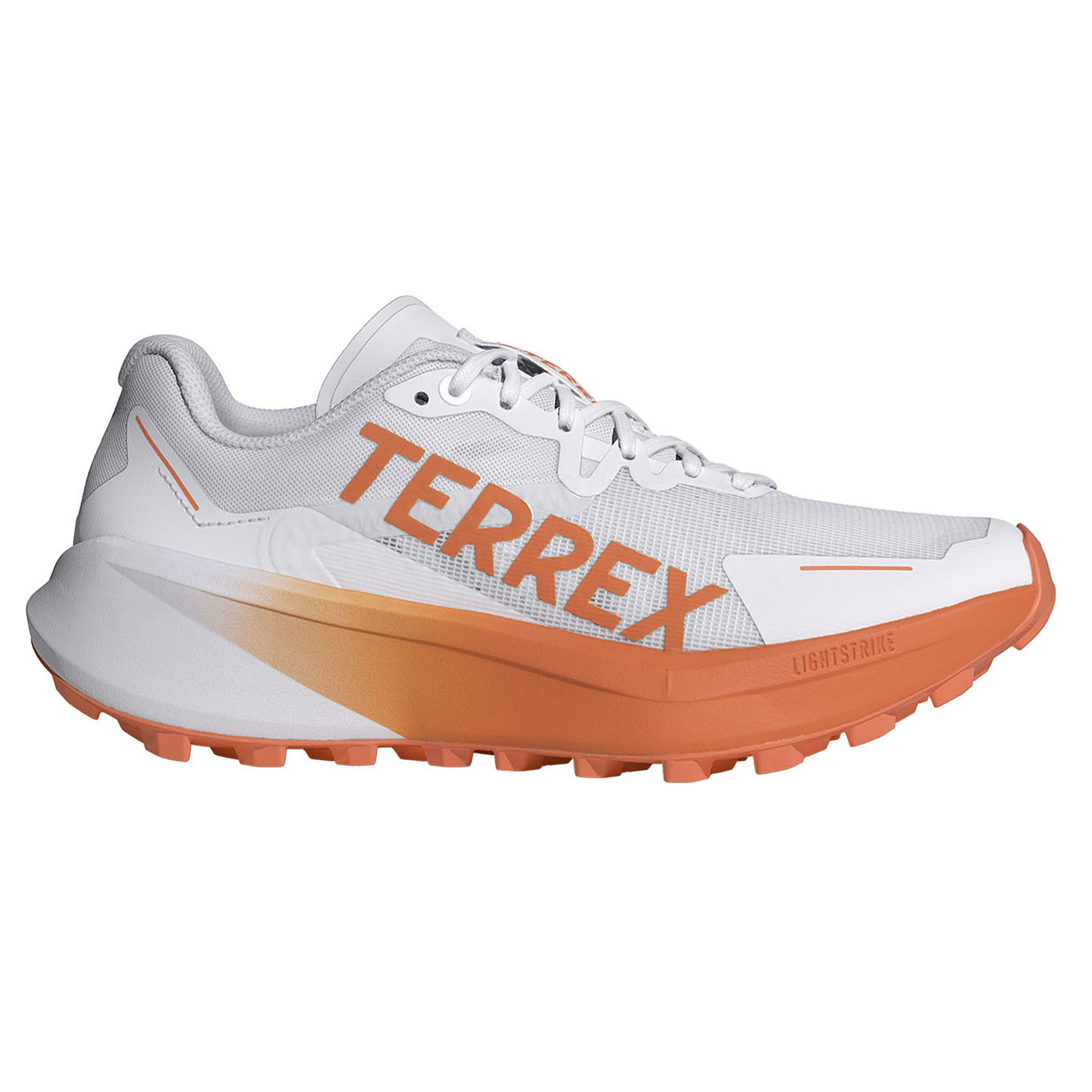 Adidas Womens Terrex Agravic 3 - Footwear White/Semi Impact Orange/Dash Grey  - Trail - AW25