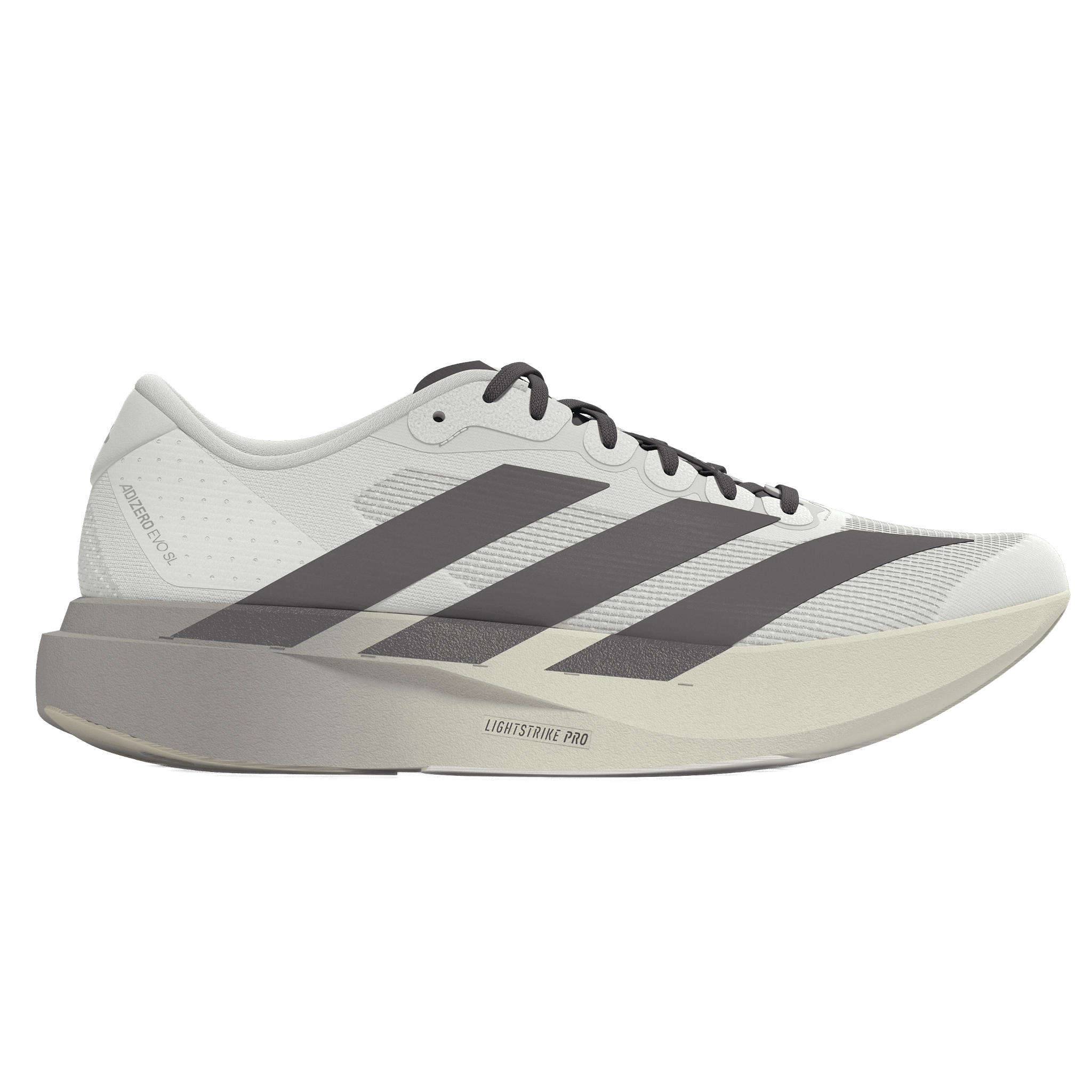 Adidas Mens Adizero Evo SL - Off White/Aurora Coffee Metallic/Matte Silver - Neutral - AW26