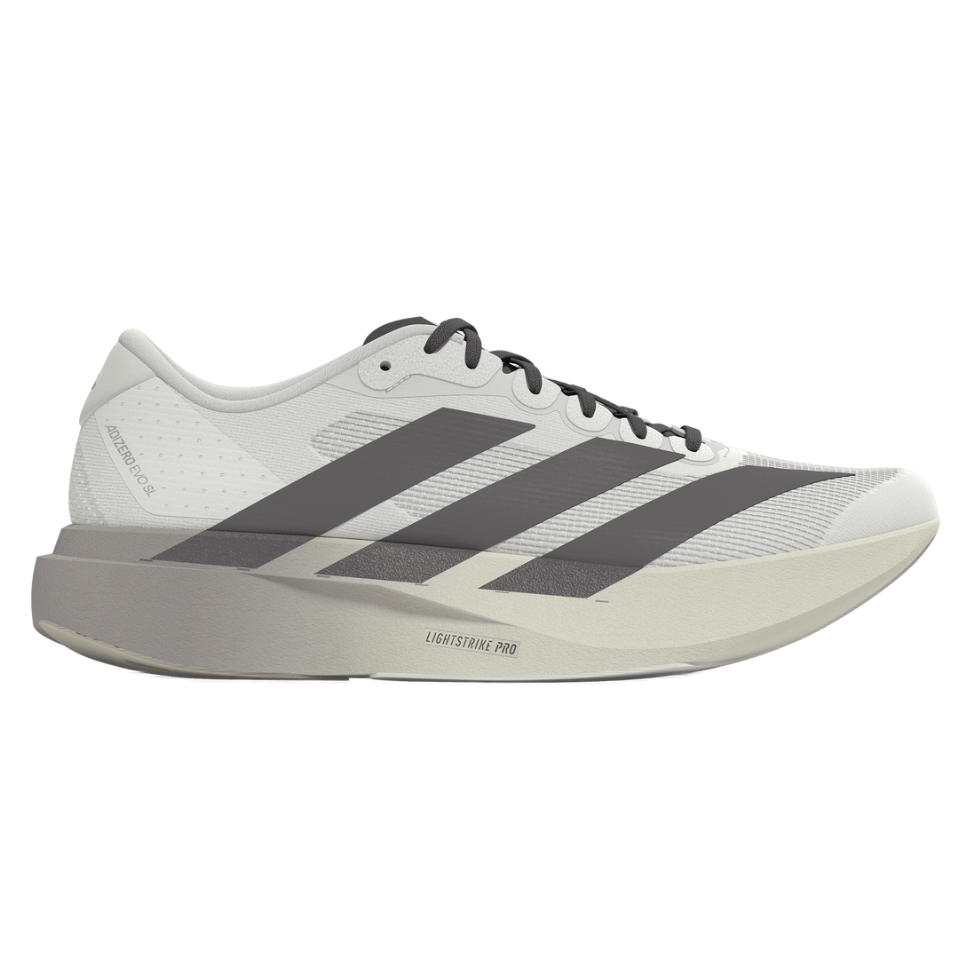 Adidas Mens Adizero Evo SL - Off White/Aurora Coffee Metallic/Matte Silver - Neutral - AW26