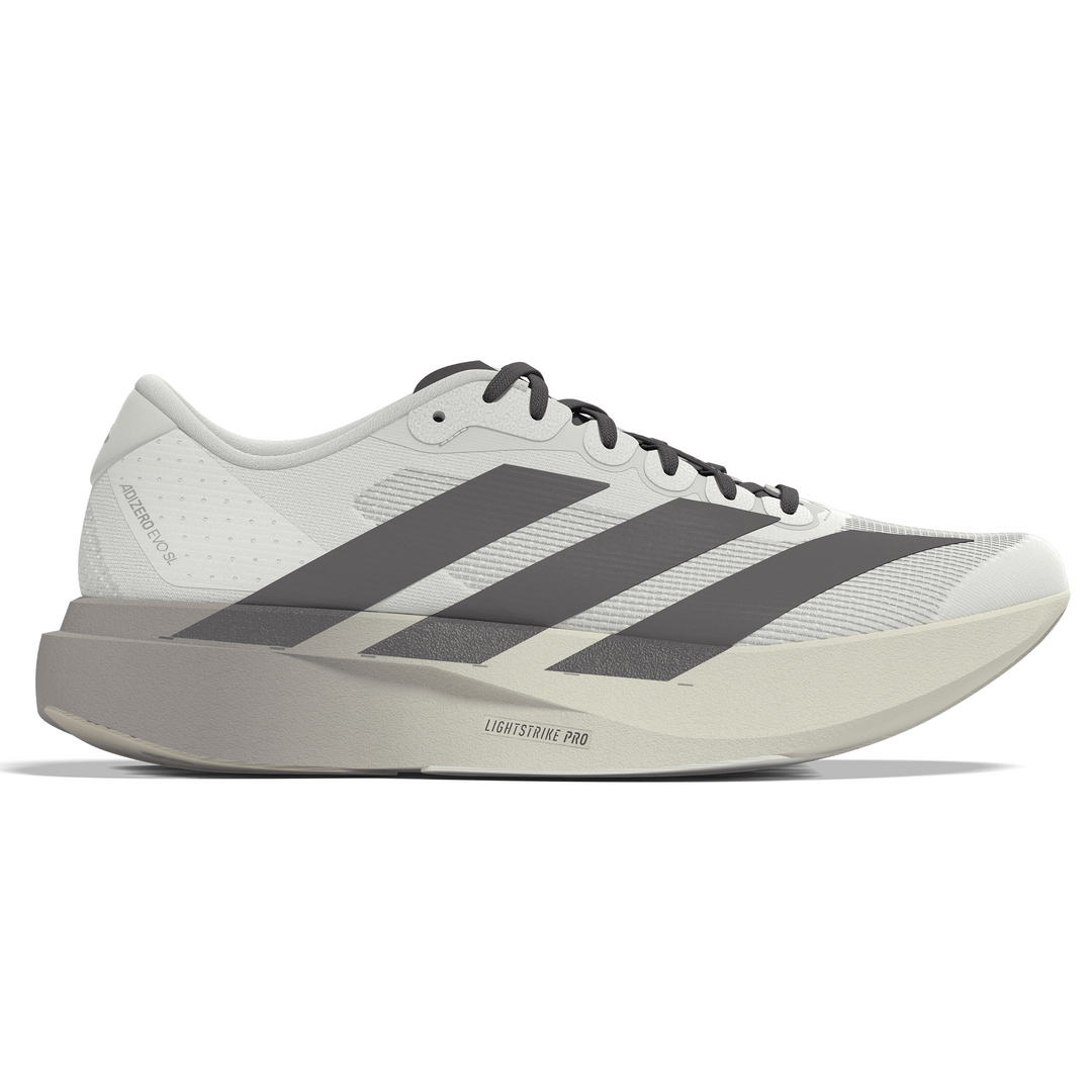 Adidas Mens Adizero Evo SL - Off White/Aurora Coffee Metallic/Matte Silver - Neutral - AW26