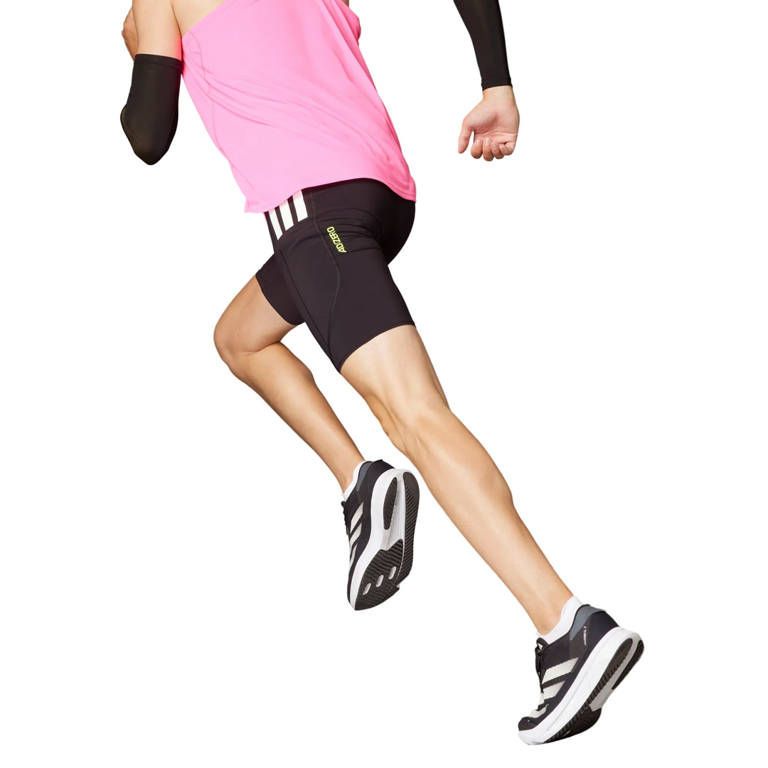 Adidas Adizero Running Short Pocket Leggings - Black