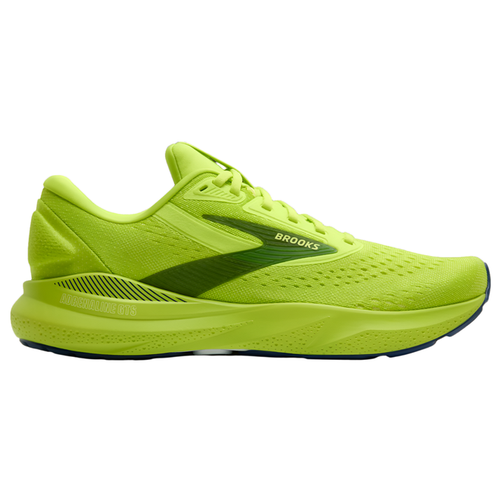Brooks Mens Adrenaline GTS 24 - Acid Lime/Sunny Lime/Navy - Stability - AW25