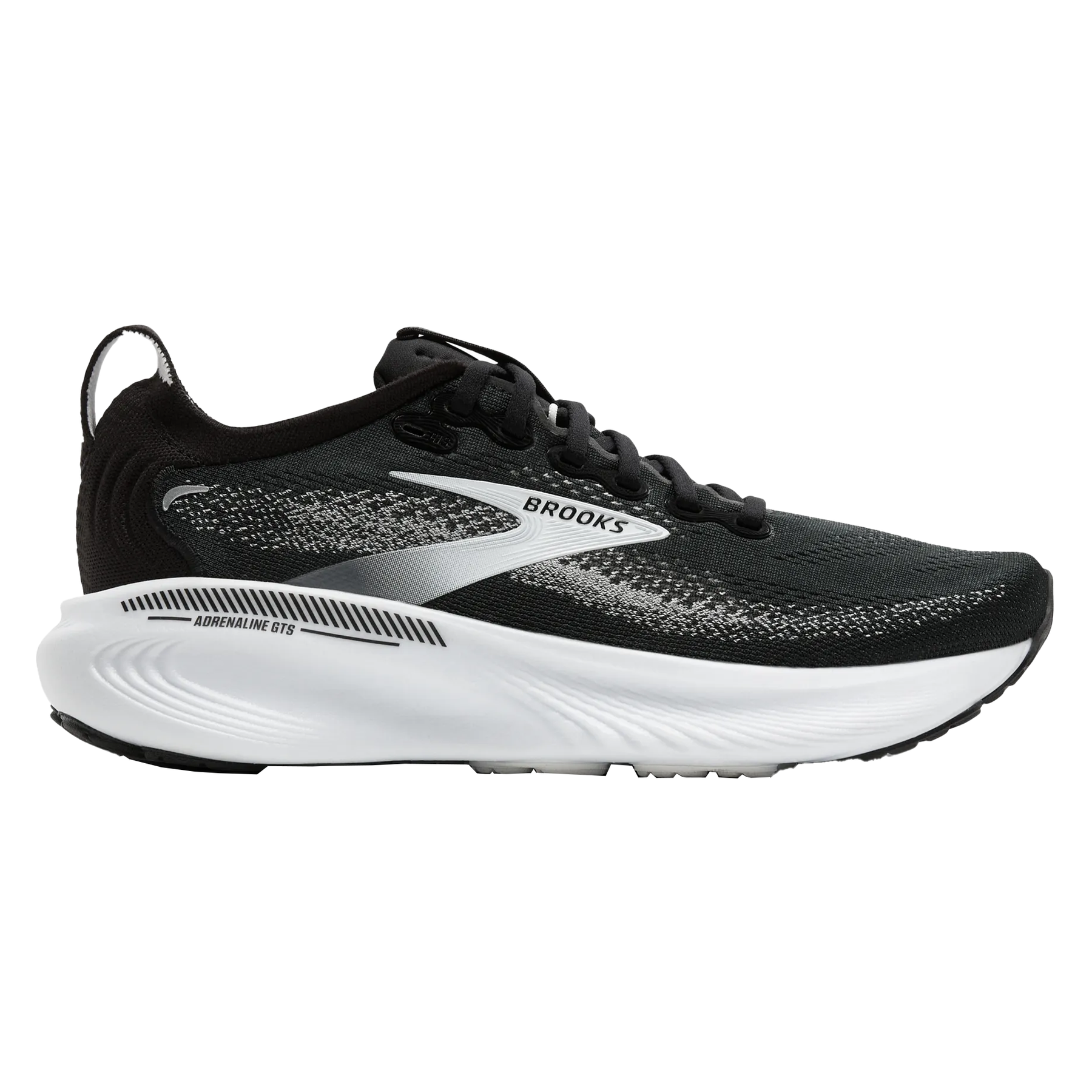 Brooks Mens Adrenaline GTS 25 Black Grey White Run North West brooks-mens-adrenaline-gts-25-black-grey-white-run-north-west