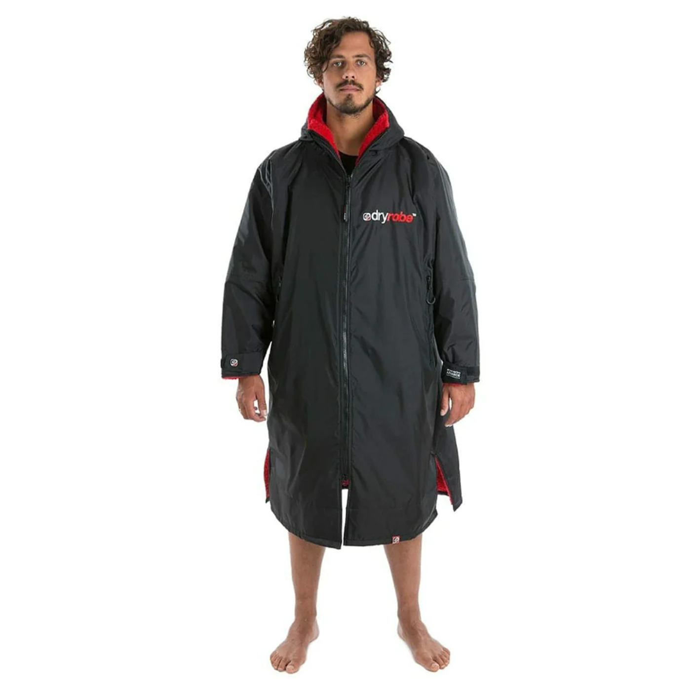 Dryrobe Advance Long Sleeve - Black/Red