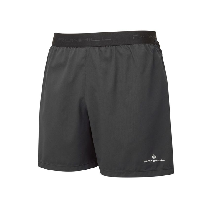 RonHill Mens Tech All Terrain 5" Short - All Black