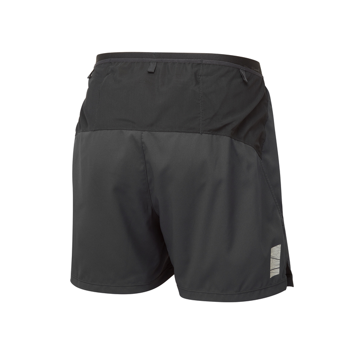 RonHill Mens Tech All Terrain 5" Short - All Black