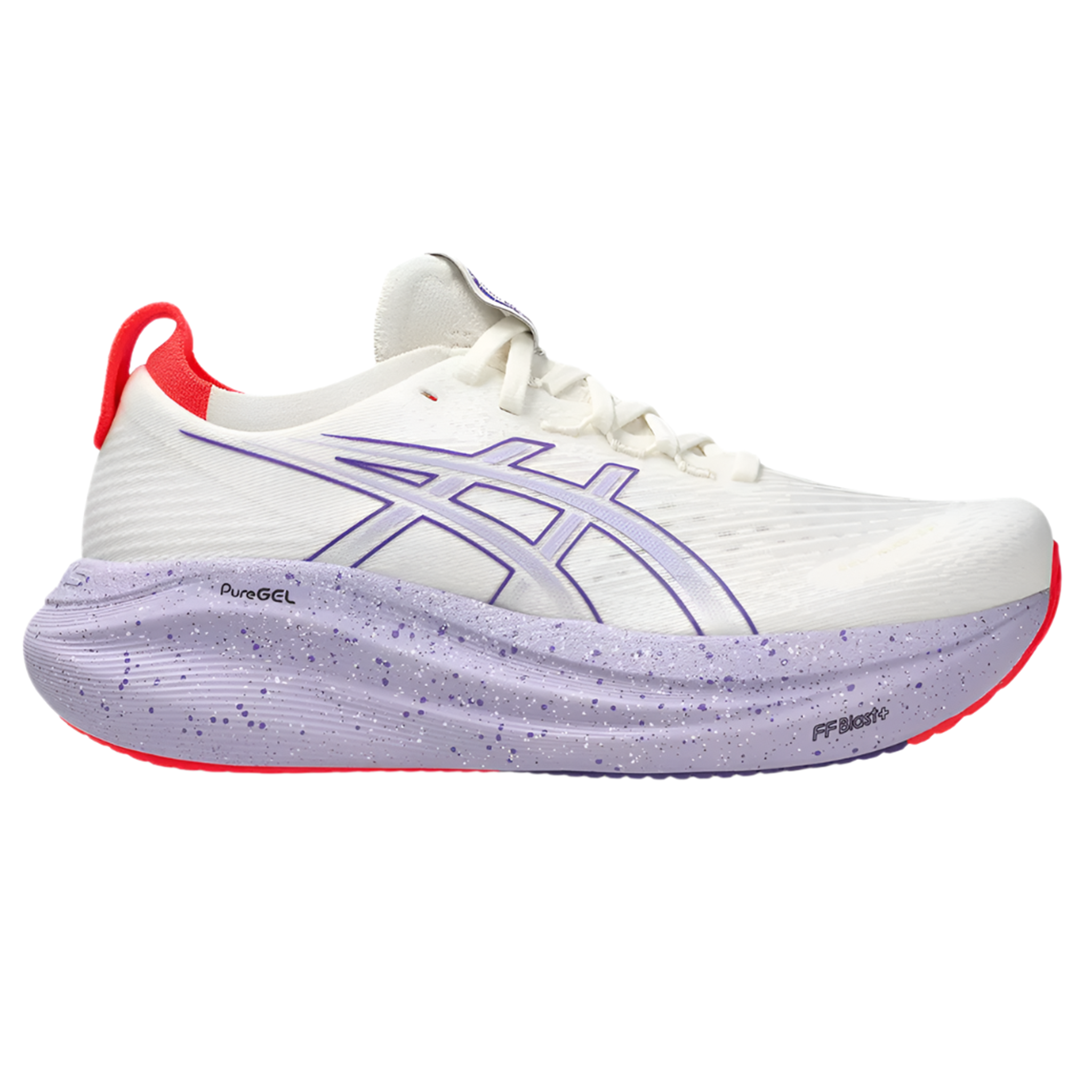 Asics Womens Gel Nimbus 27 Tokyo - Cream/Edo Purple - Neutral - AW25