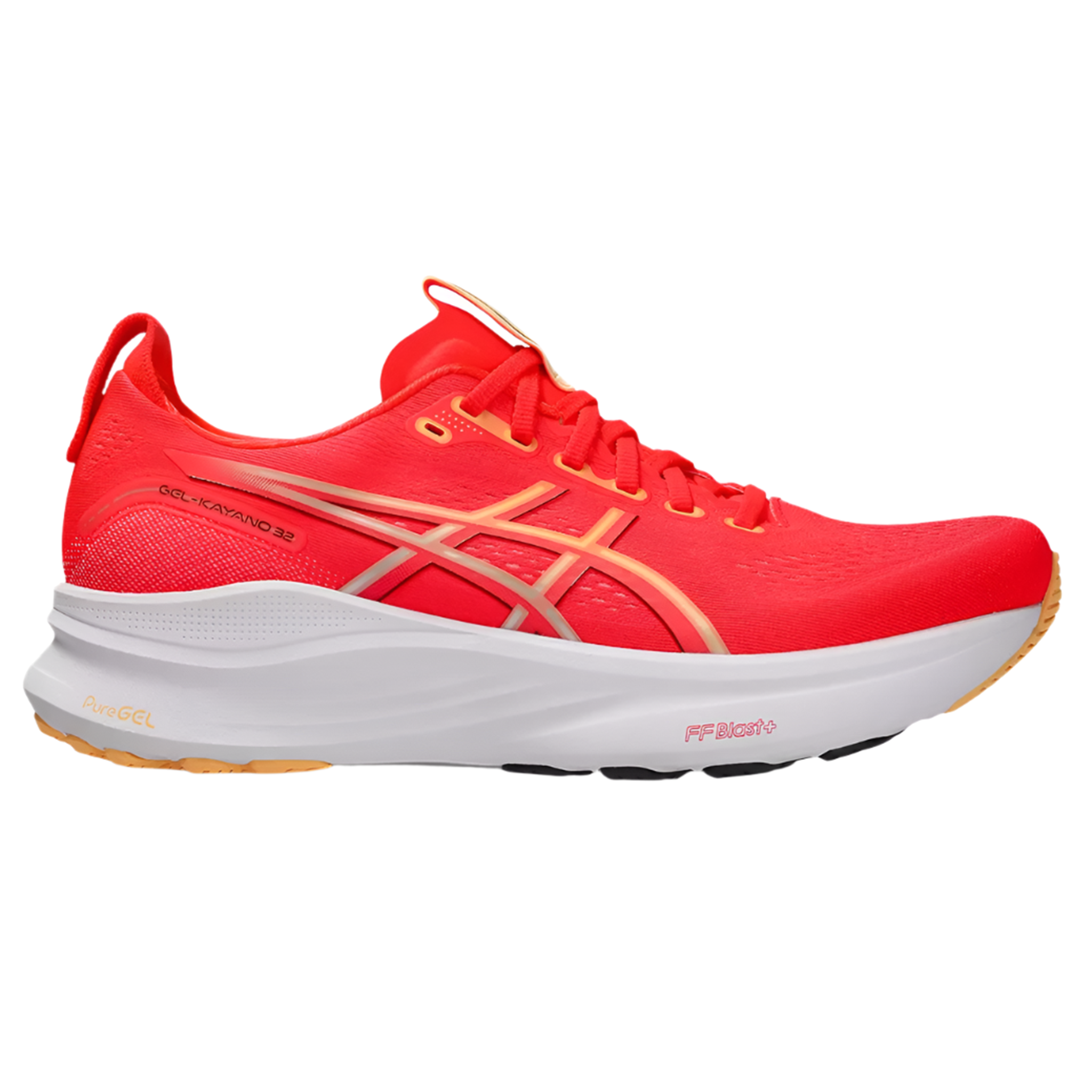 Asics Mens Gel Kayano 32 - Flash Red/Beet Juice - Stability - AW25