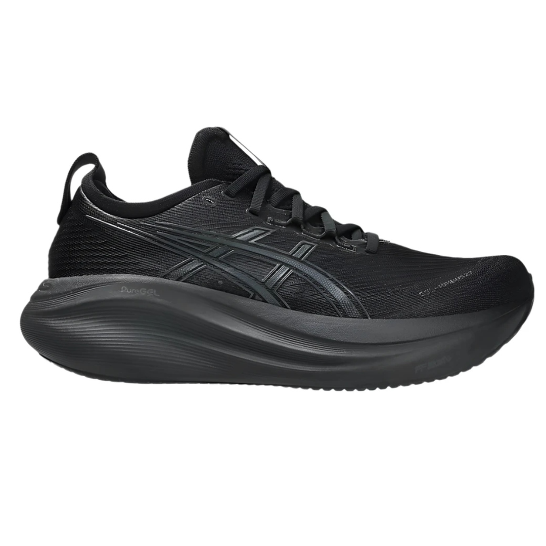 Asics Mens Gel Nimbus 27 Black/Graphite Grey Neutral SS25