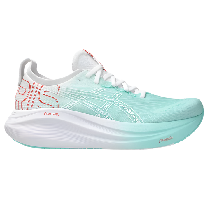 Asics Womens Gel Nimbus 27 - Illuminate Mint/White - Neutral - SS25