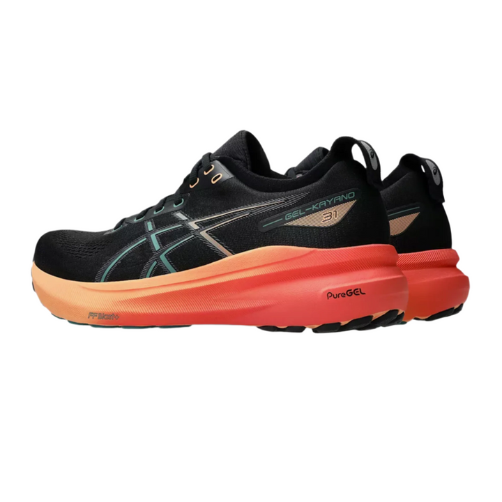 Asics Mens Gel Kayano 31 - Black/Rainy Lake - Stability - SS25
