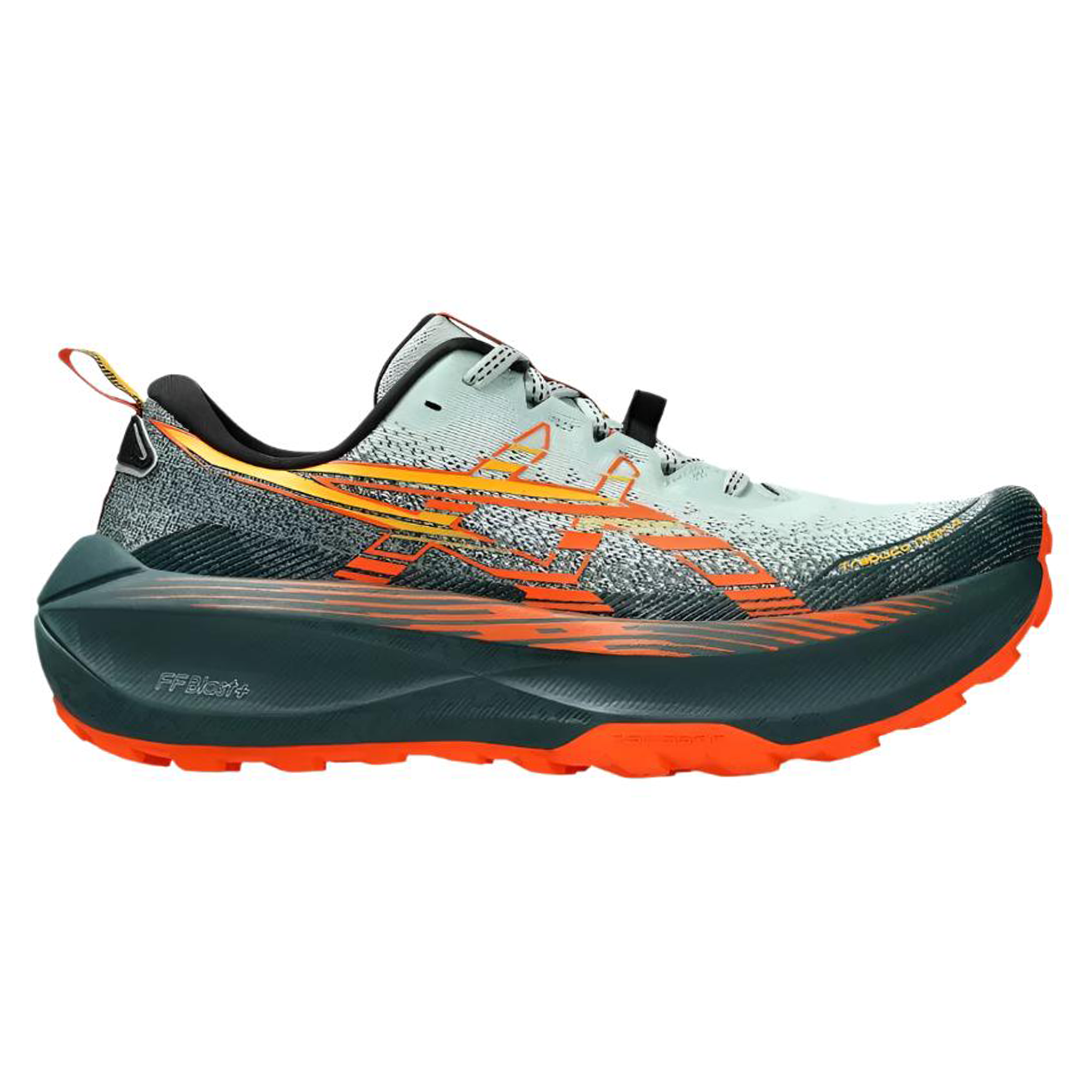Asics Mens Trabuco Max 4 - Cold Moss/Nova Orange - Trail - SS25