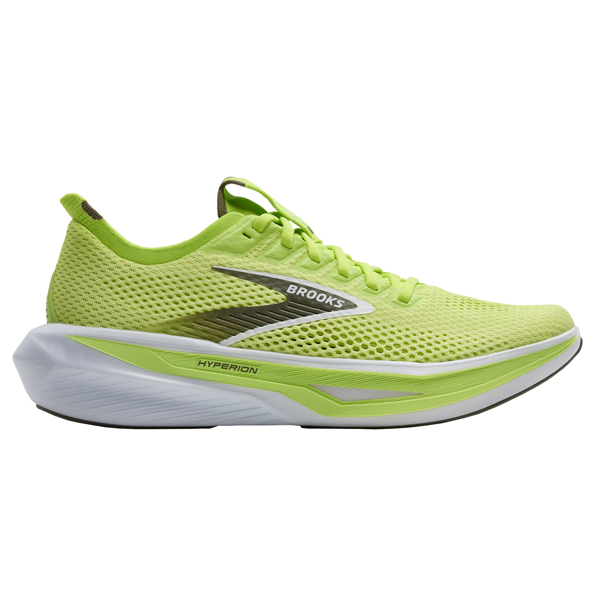 Brooks Mens Hyperion 3 - Sunny Lime/Olive/White - Neutral - AW25