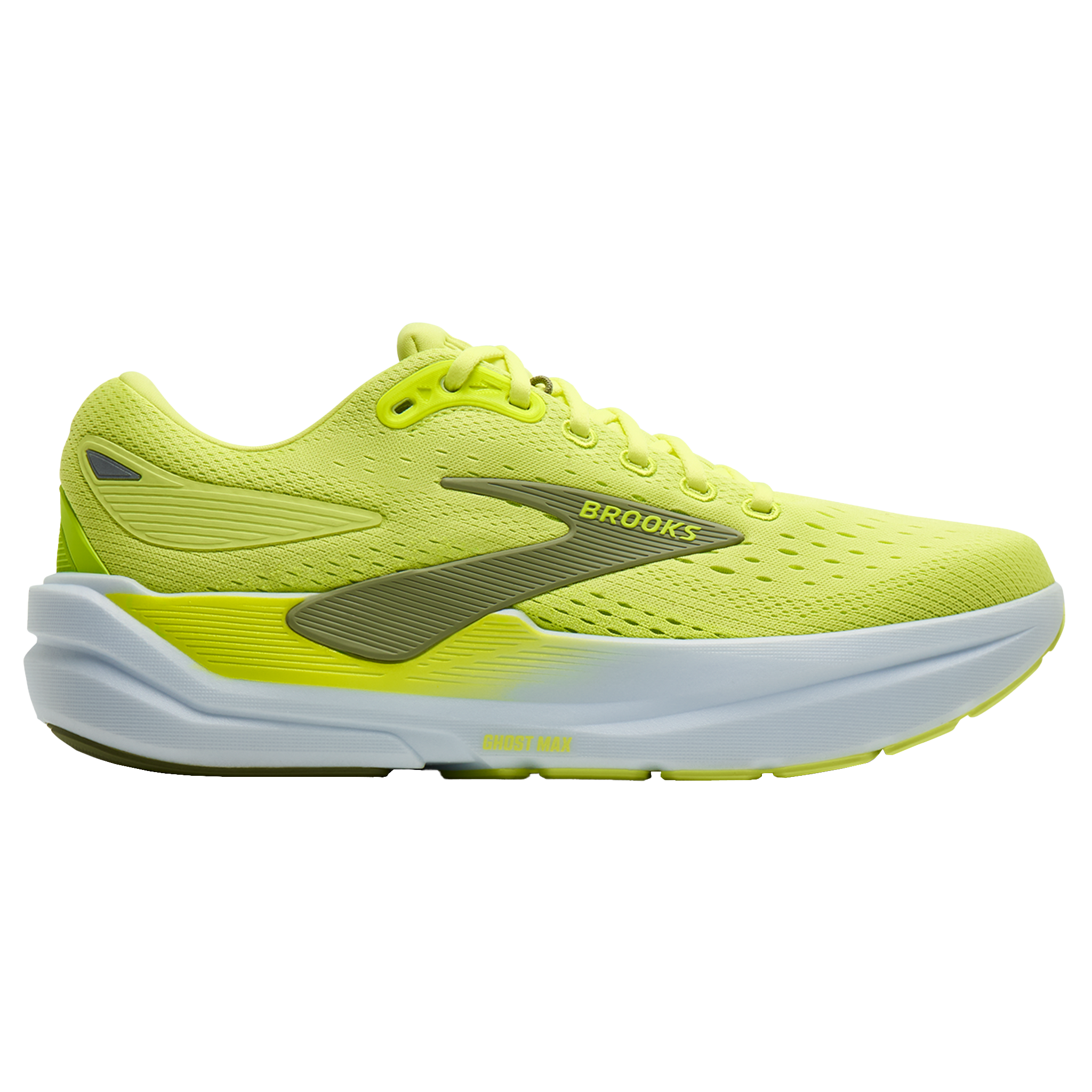 Brooks Mens Ghost Max 3 - Sunny Lime/Acid Lime/Tea - Neutral - AW25