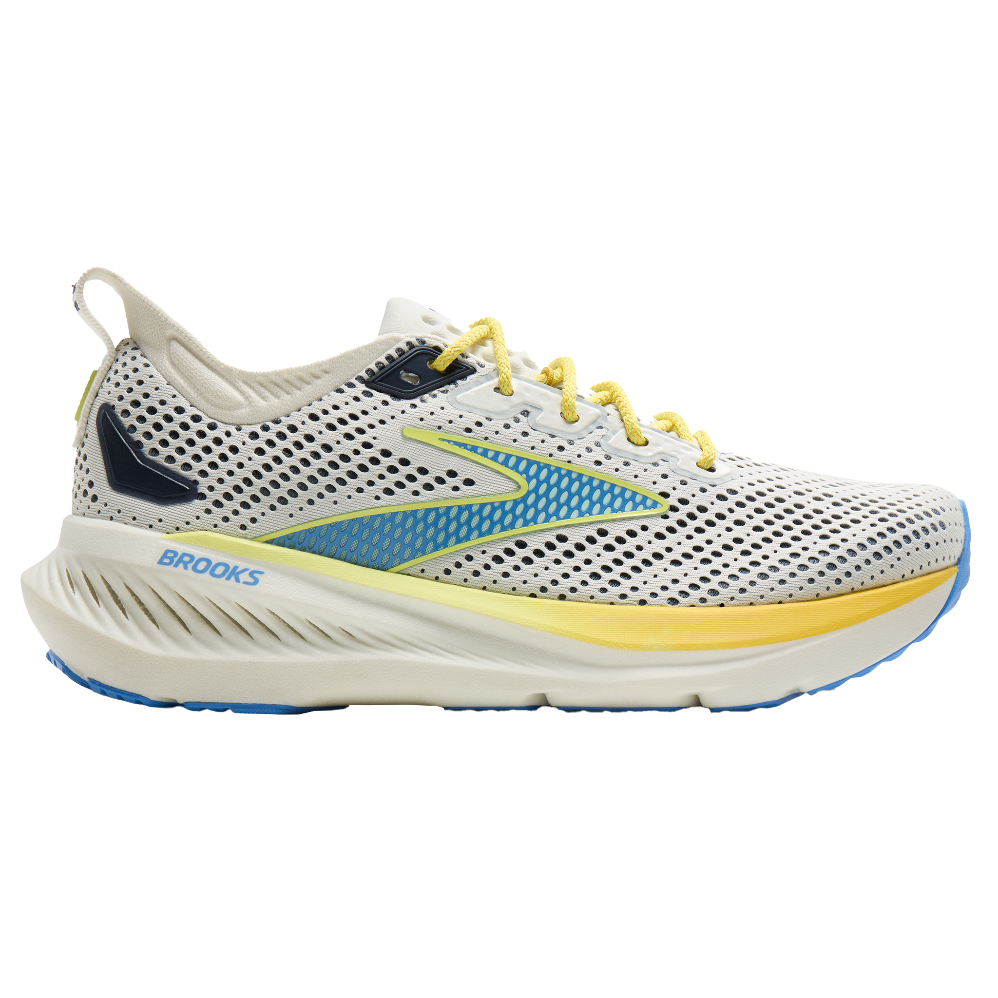 Brooks Mens Glycerin 23 - Bluewash/Citron/Marina - Neutre - SS26