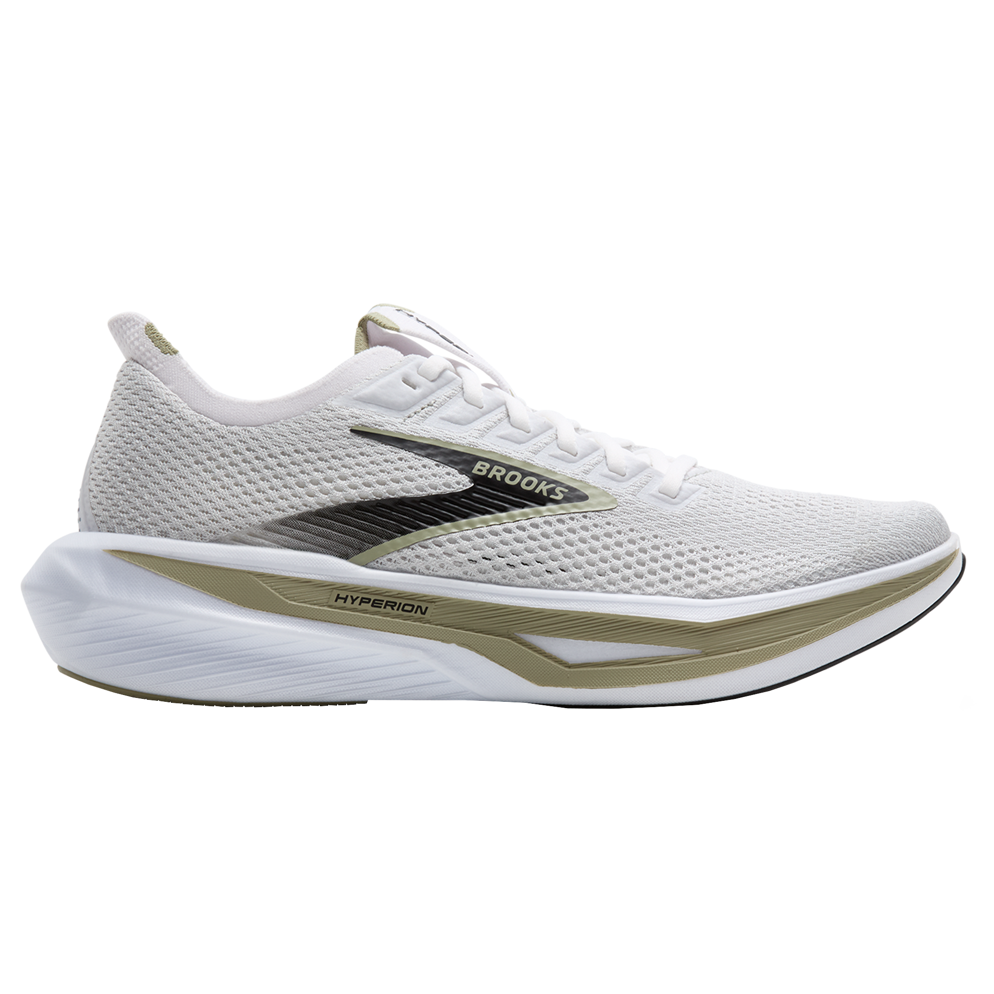 Brooks Mens Hyperion 3 - Oyster Mushroom/Black/Tea - Neutral - AW25