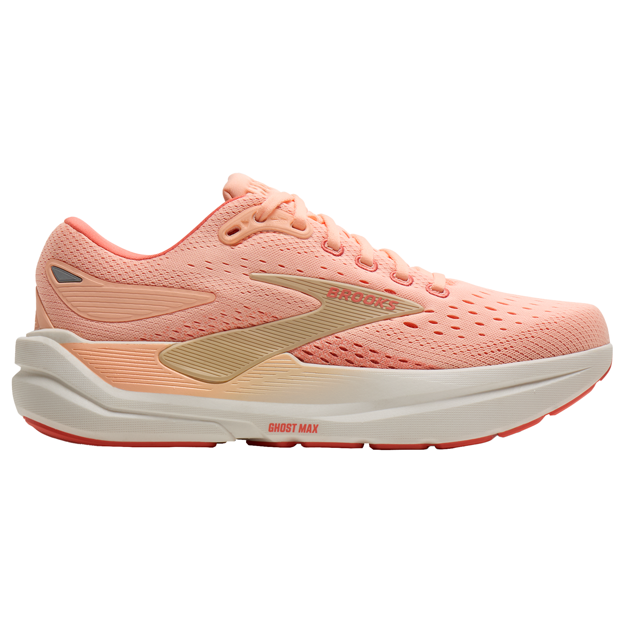 Brooks Womens Ghost Max 3 - Peach/Sand/Coconut - Neutral - SS26