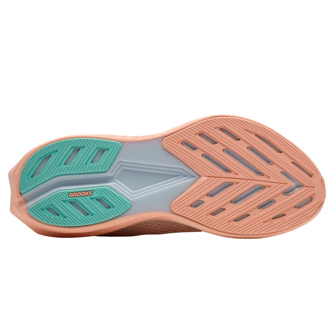 Brooks Womens Hyperion 3 - Coconut/Coral/Yucca - Neutral - SS26