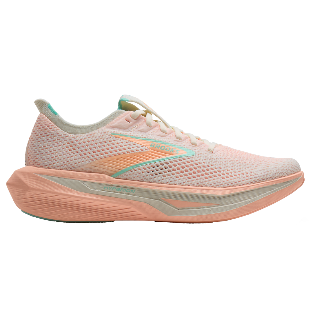 Brooks Womens Hyperion 3 - Coconut/Coral/Yucca - Neutral - SS26