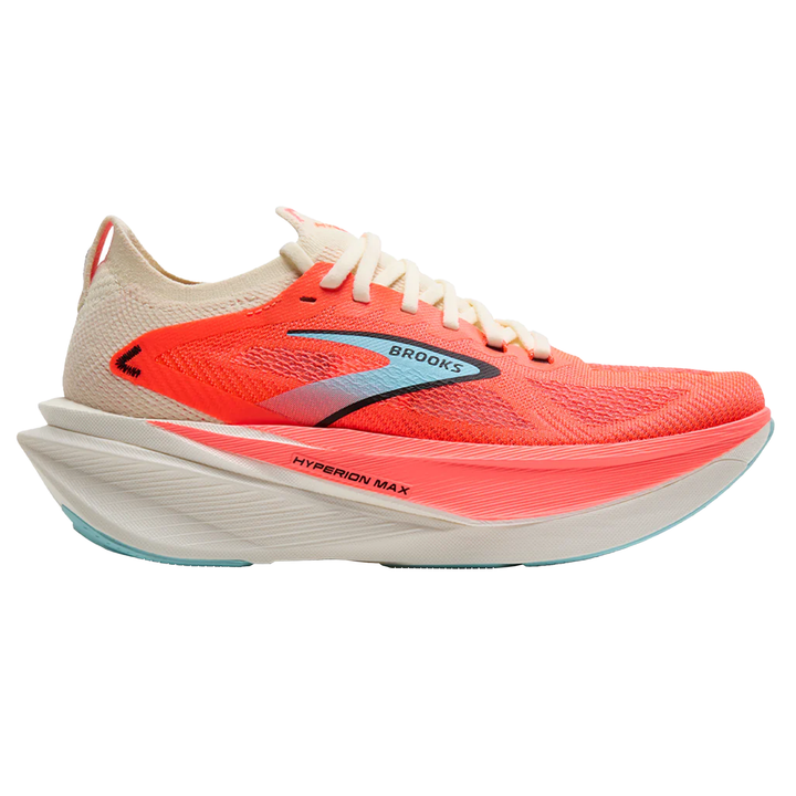 Brooks Womens Hyperion Max 3 - Coconut/Fiery Coral/Atomizer - Neutral - AW25