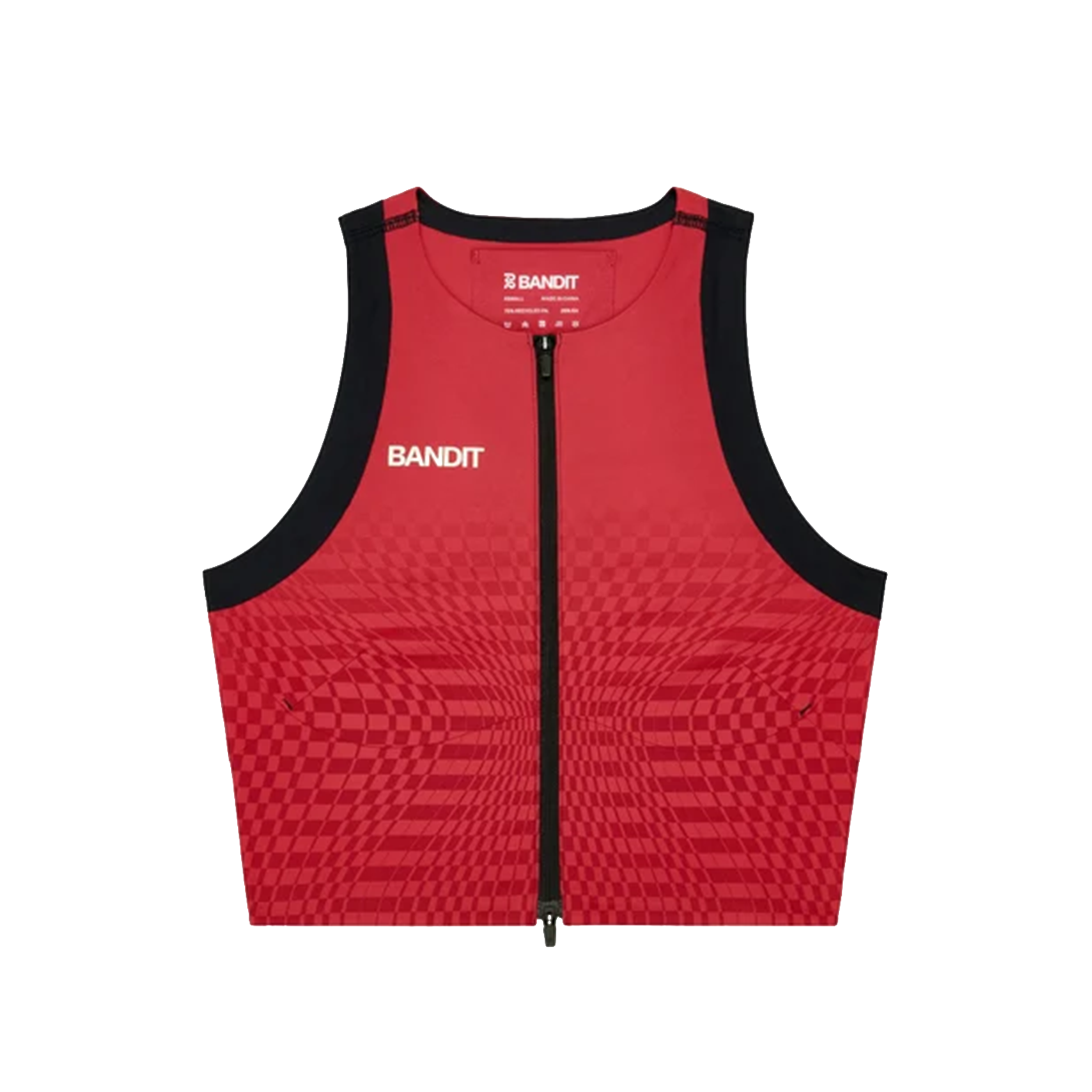 Bandit Womens Adapto 2 Way Zip Race Crop - Oxide Red - AW26