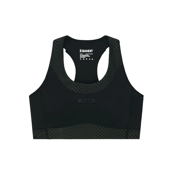 Bandit Womens Stamina Threshold Run Bra - Black - AW26