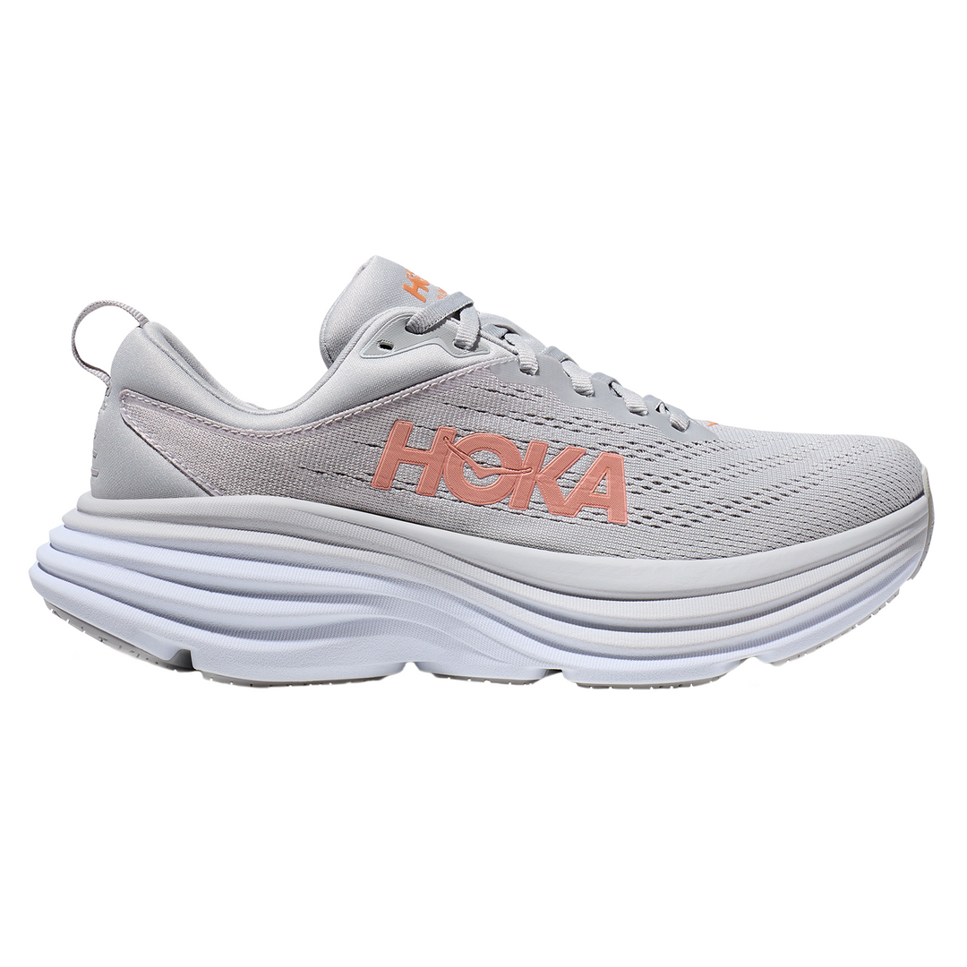 Hoka Womens Bondi 8 - Harbour Mist/Lunar Rock - Neutral – Run 
