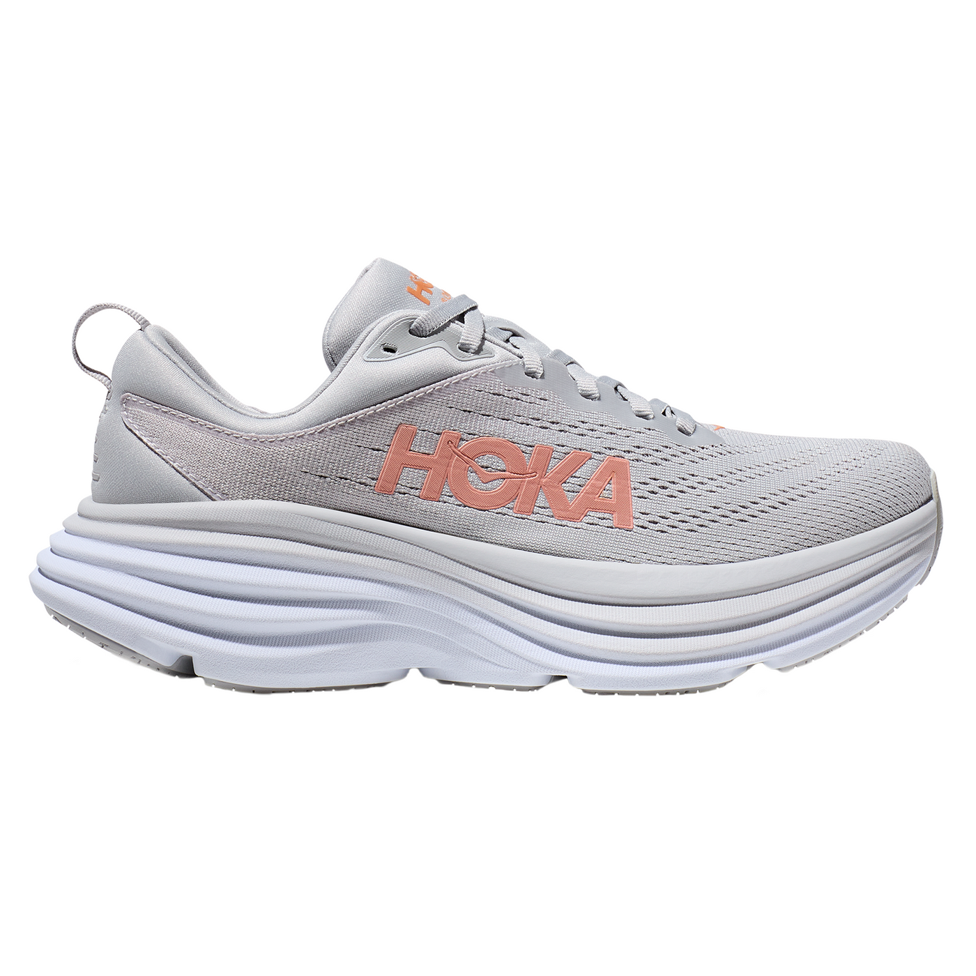 Hoka Womens Bondi 8 - Harbour Mist/Lunar Rock - Neutral