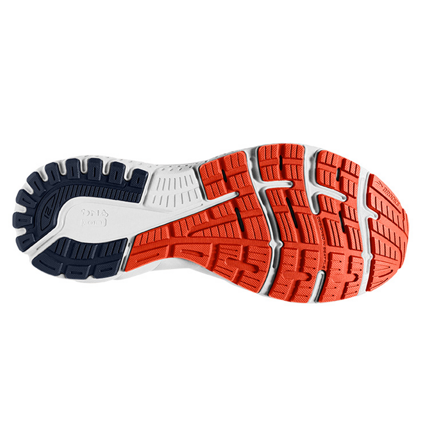 Brooks Mens Adrenaline GTS 21 - Navy/Red Clay/Gray - Stability