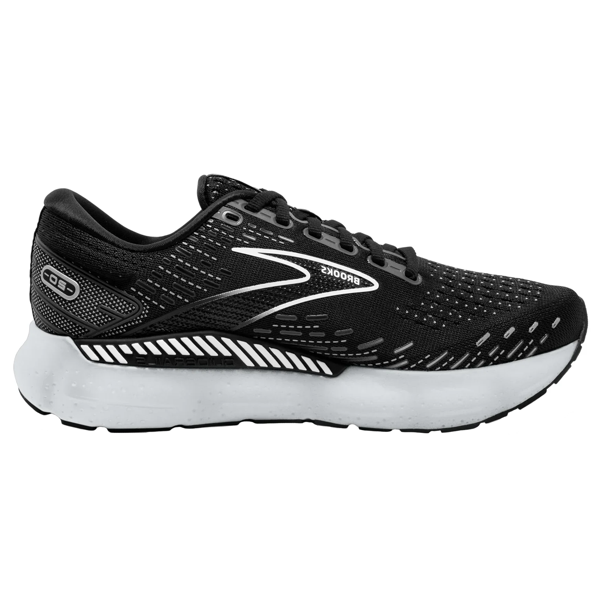 Brooks Mens Glycerin GTS 20 -  Black/White/Alloy - Stability