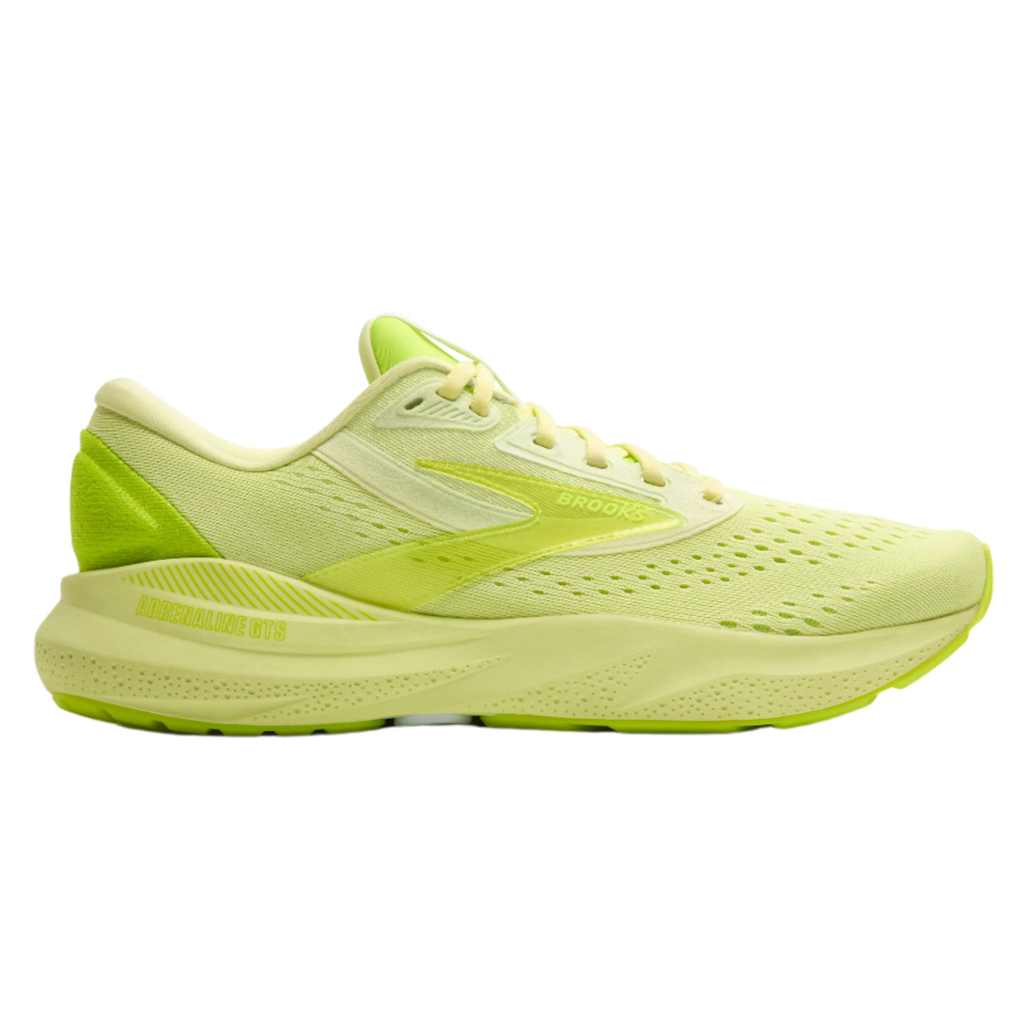 Brooks Mens Adrenaline GTS 24 - Lime Green/Nightlife - Stability - SS25