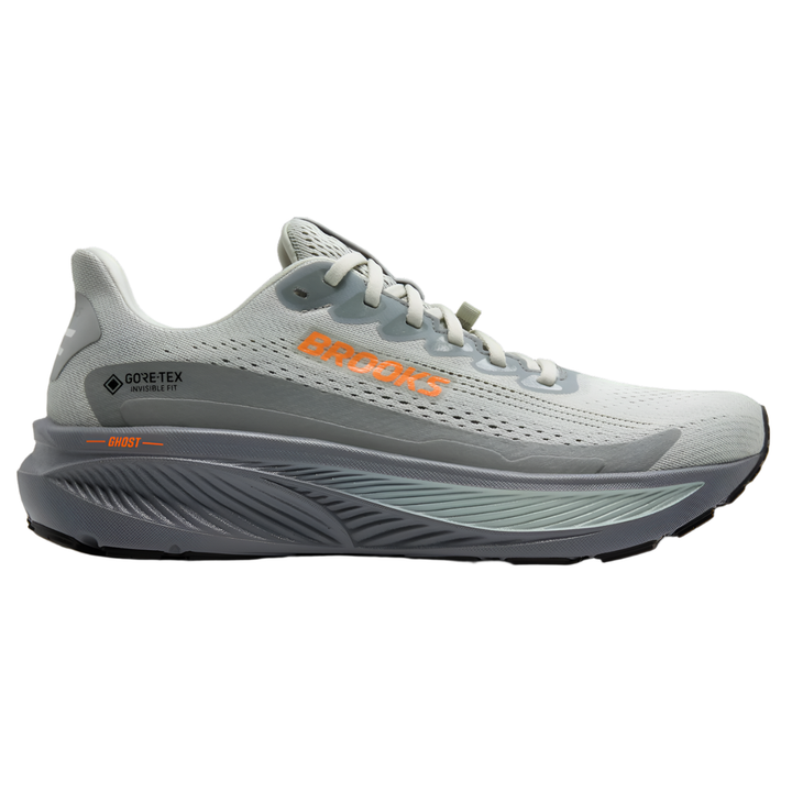 Brooks Herren Ghost 17 GTX – Smoke/Primer Grey/Orange – Neutral – AW25