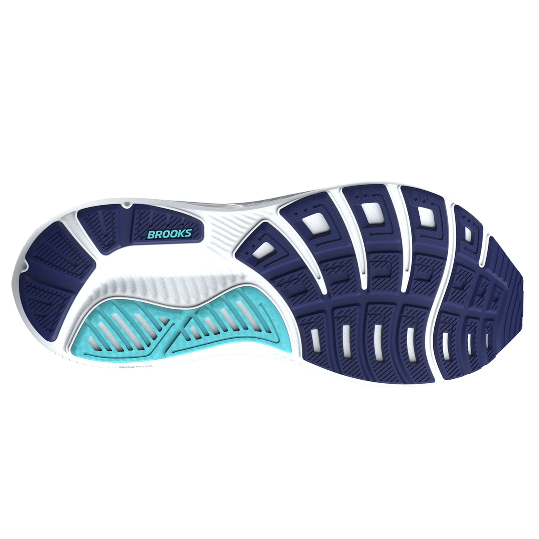 Brooks Mens Ghost 17 - White/Beacon Blue/Ipanema - Neutral - SS26