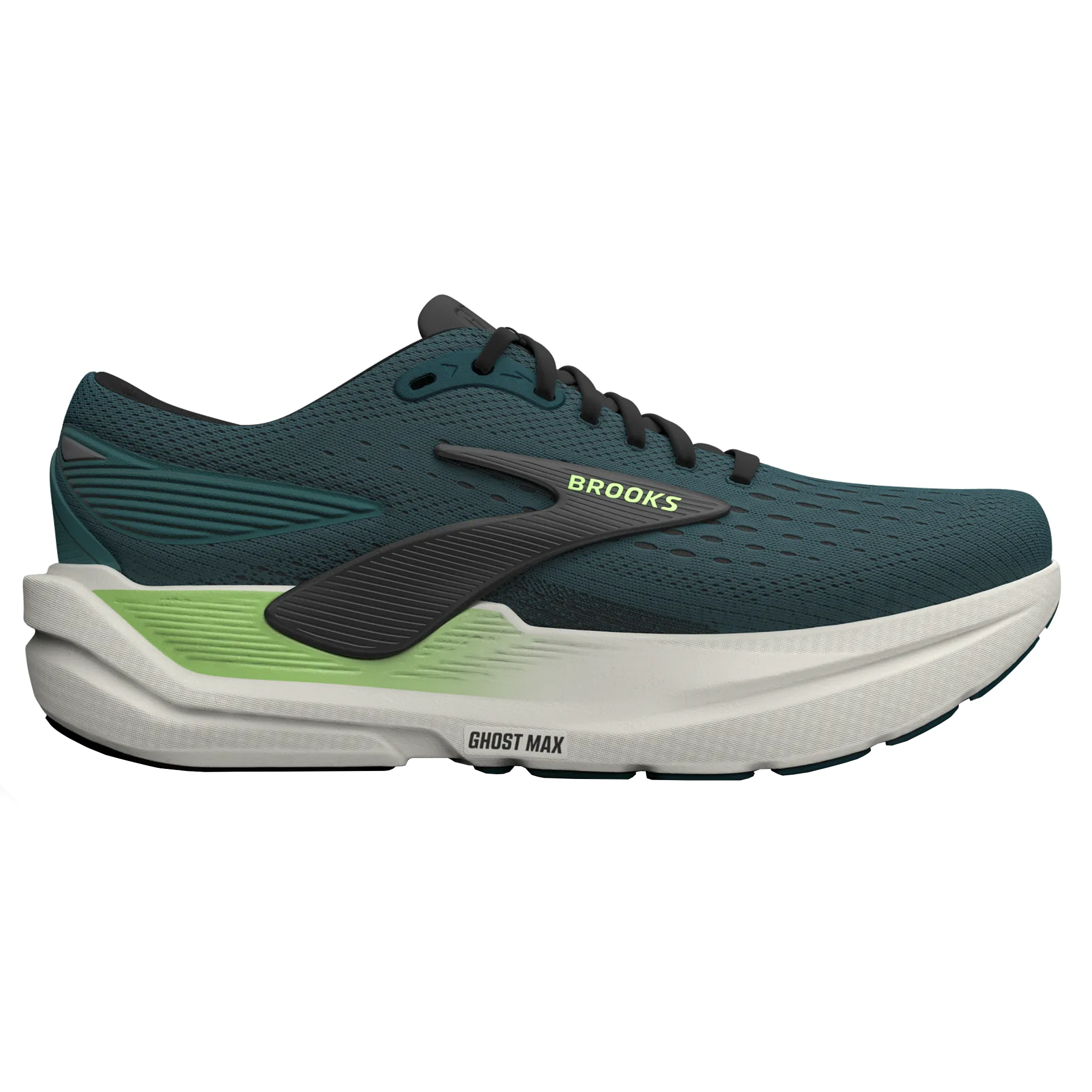 Brooks Mens Ghost Max 3 - Atlantic Deep/Black/Green - Neutral - SS26