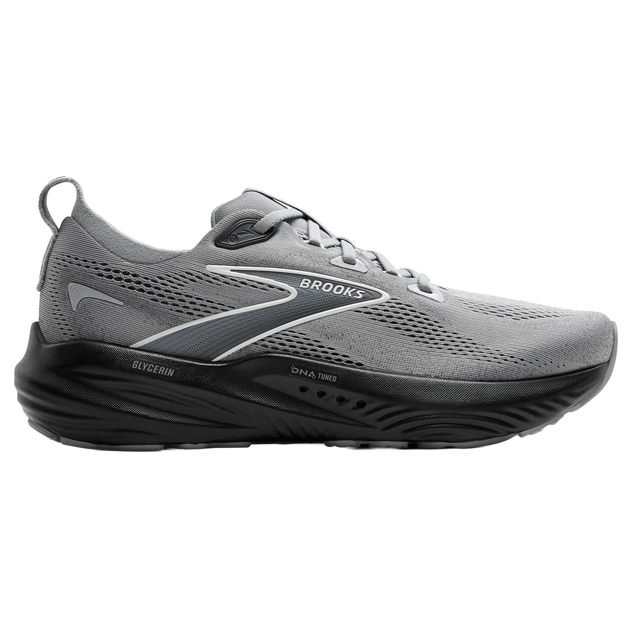 Brooks Mens Glycerin 22 - Primer Grey/Ebony/Bluewash - Neutral - SS25