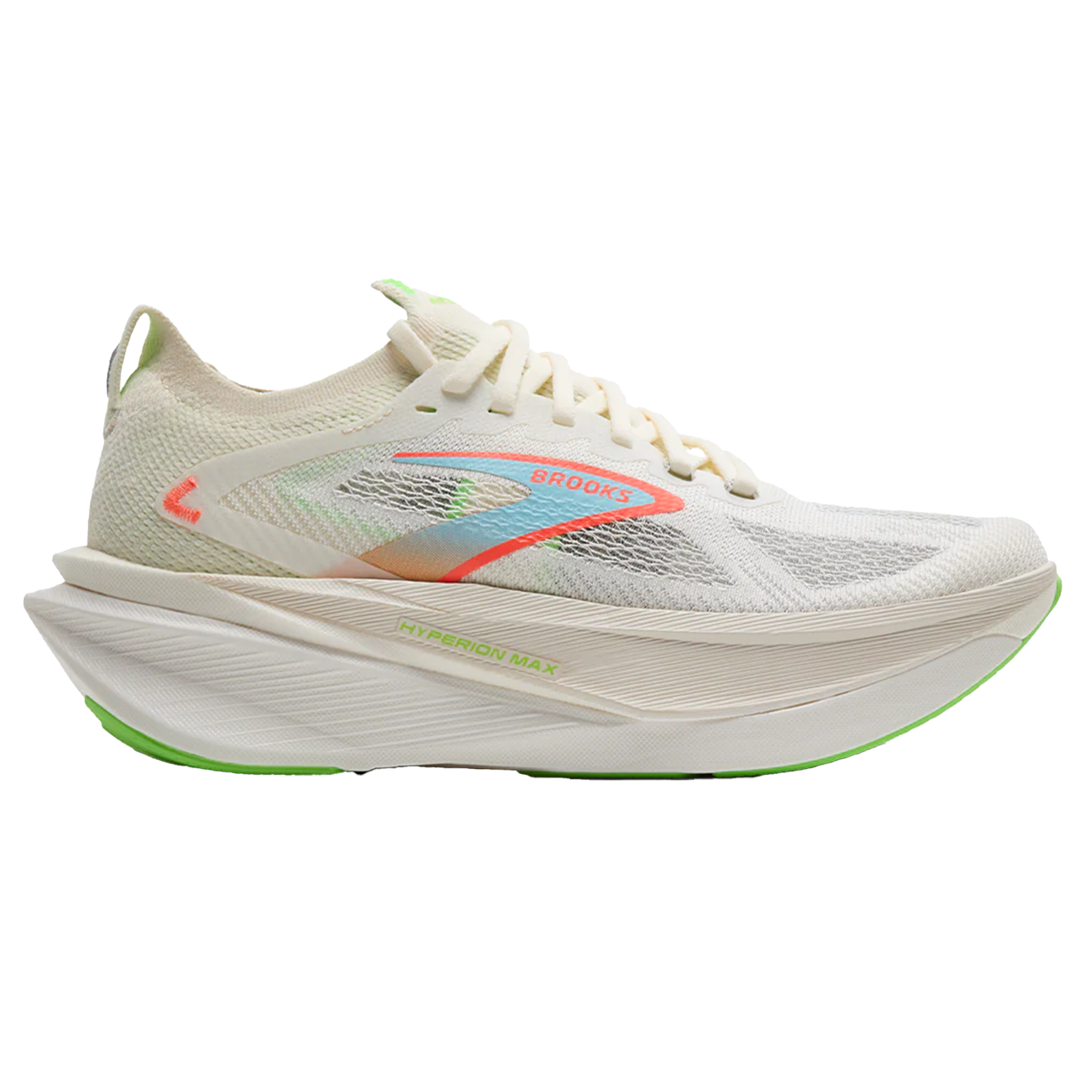 Brooks Mens Hyperion Max 3 - Coconut/Green Gecko/Pink Clay - Neutral - AW25